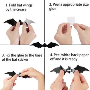 Transform your space this Halloween with 120 Pcs of 3D Waterproof Bat Wall Decor! Perfect for spooky vibes, parties, and haunted themes. Available in 4 sizes for a frightfully fun DIY experience! #HalloweenDecor #SpookyVibes DIYASY