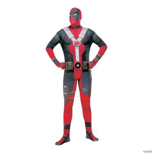 "Ultimate Deadpool Men's Halloween Costume -  Second Skin Suit for Adults, Standard Size"