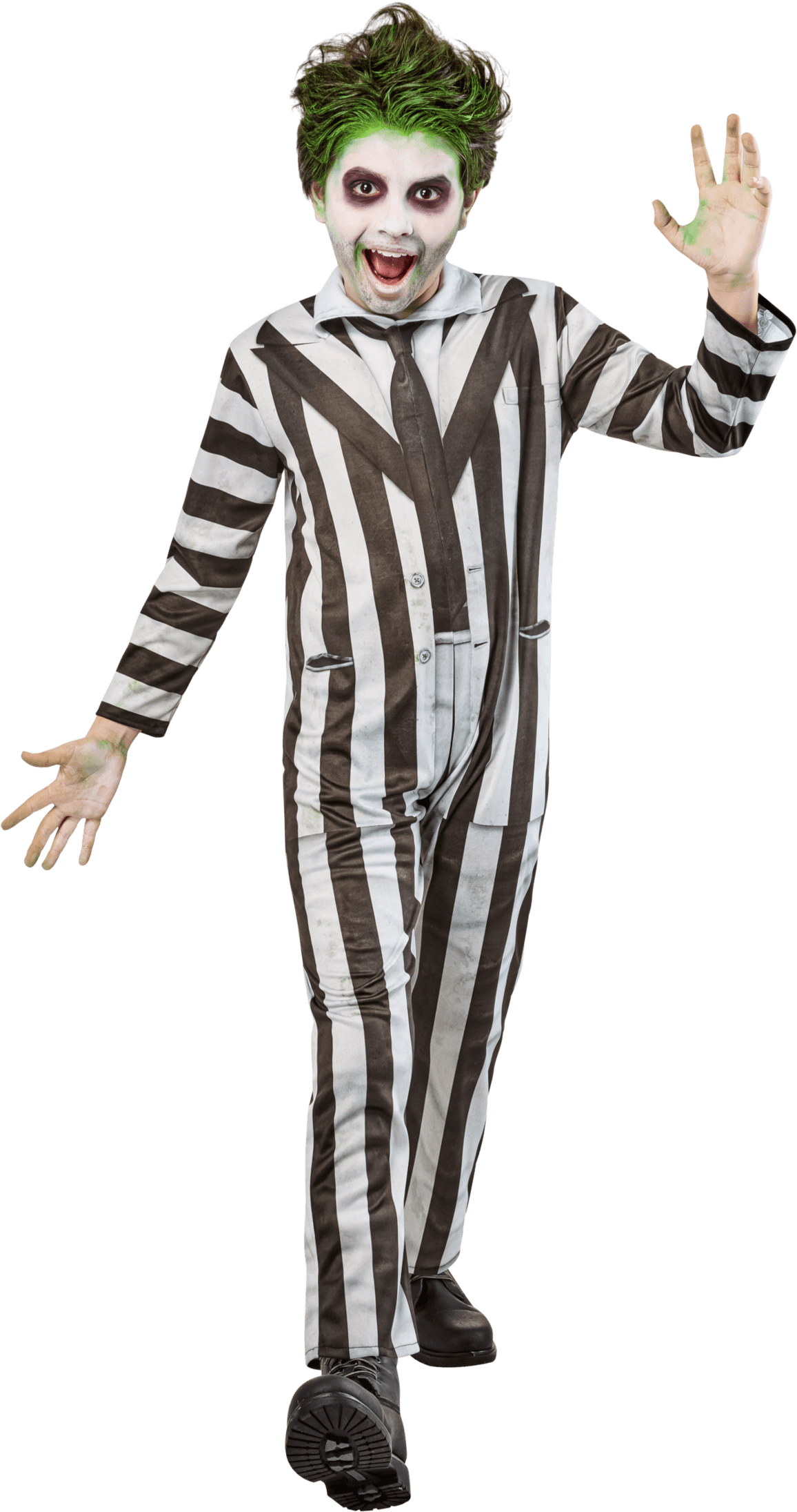 "Spook-tacular Beetlejuice Halloween Costume for Kids - Boys Size S (6/7) by Rubies!"