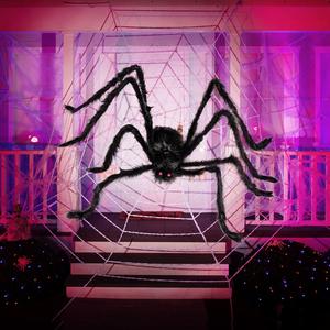 Giant 5 Ft. Hairy Spider - Spook Up Your Yard This Halloween! Perfect Scary Decoration for Outdoor Parties & Creating a Frightening Atmosphere! 🕷️🎃 #HalloweenDecor #SpookySeason JOYIN