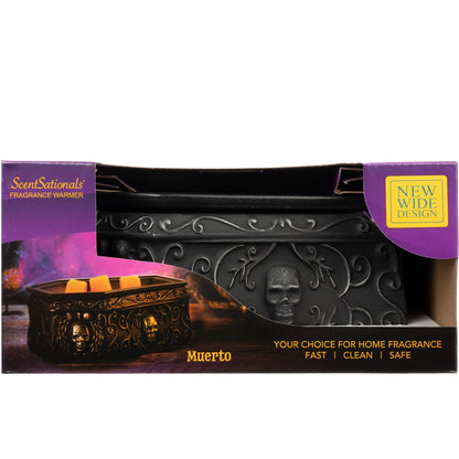 " Muerto Wide Wax Warmer - Elevate Your Space with Spooky Elegance!"