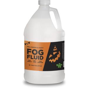 Froggy'S Fog Halloween and Party Fog Fluid, High Output Long-Lasting Fog Juice for 400-1500 Watt Water-Based Fog Machines, Great for Pro & Home Haunters, Theatrical Effects, Djs, & More, Half Gallon Froggy's Fog