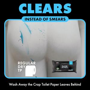 DUDE Wipes - 3 Pack of Extra-Large Flushable Wipes - 144 Unscented Adult Wet Wipes with Aloe & Vitamin E - Safe for Septic & Sewer Systems - Perfect for On-the-Go Cleanliness & Freshness Dude Products