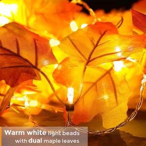 Illuminate your autumn with Luditek's 3-Pack Lighted Fall Garland! 🎃✨ 24.6Ft of 60 LED string lights perfect for Thanksgiving, Halloween, and all your Friendsgiving celebrations! Transform your home decor this season! 🍂🍁 #FallVibes #HomeDecor Luditek