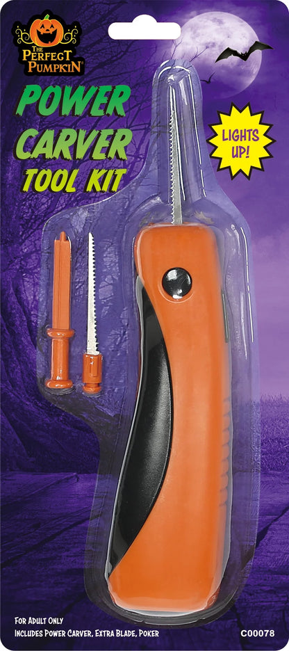 "Ultimate Powered Pumpkin Carving Tool Set - Create Perfect Halloween Masterpieces with 3 Essential Pieces!"