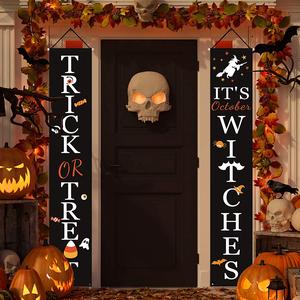 Spook up your space with DAZONGE Halloween Banners! Perfect for Trick or Treat vibes & October witchy decor. Ideal for indoor/outdoor hanging to celebrate the spooky season! 🎃👻 #HalloweenDecor #SpookySeason Dazonge