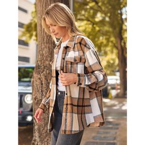 Elevate your fall wardrobe with AUTOMET Women's Shackets! 🌟 Flannel Plaid Button Down Long Sleeve Shirts & Jackets for trendy 2024 outfits. Perfect for layering and staying stylish this season! 🍂✨ #FallFashion #Shackets #OOTD AUTOMET