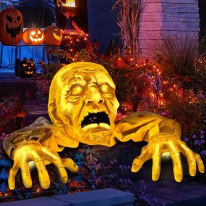 Get ready for a spine-chilling Halloween with VATOS Light-Up Skeleton Zombie Stakes! Perfect for your yard, garden, or haunted house, these creepy graveyard decor pieces will elevate your spooky vibes! Ideal for indoor and outdoor fright! 🎃💀👻 VATOS VATOS