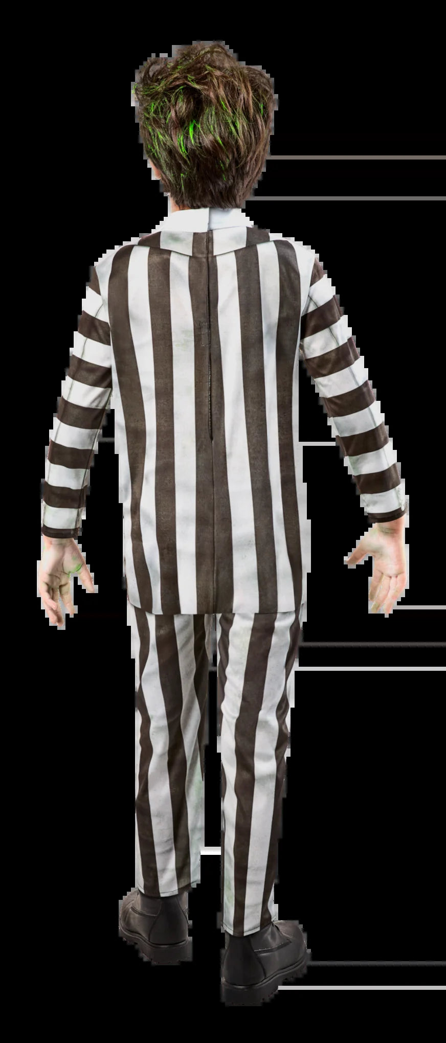 "Spook-tacular Beetlejuice Halloween Costume for Kids - Boys Size S (6/7) by Rubies!"