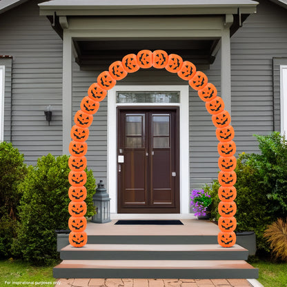 "30 Count Spooktacular Halloween Pumpkin Pail Arch – Perfect for Festive Decorations!"