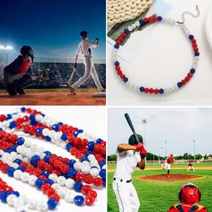 COGU Baseball Ice Necklace - Sparkling Rhinestone Beaded Bling for Baseball Fans! Perfect gift for boys & men. Choose your lucky number: 2, 3, 11, or 13. Ideal accessory for players and enthusiasts alike! #BaseballLove #AthleteGifts COGU